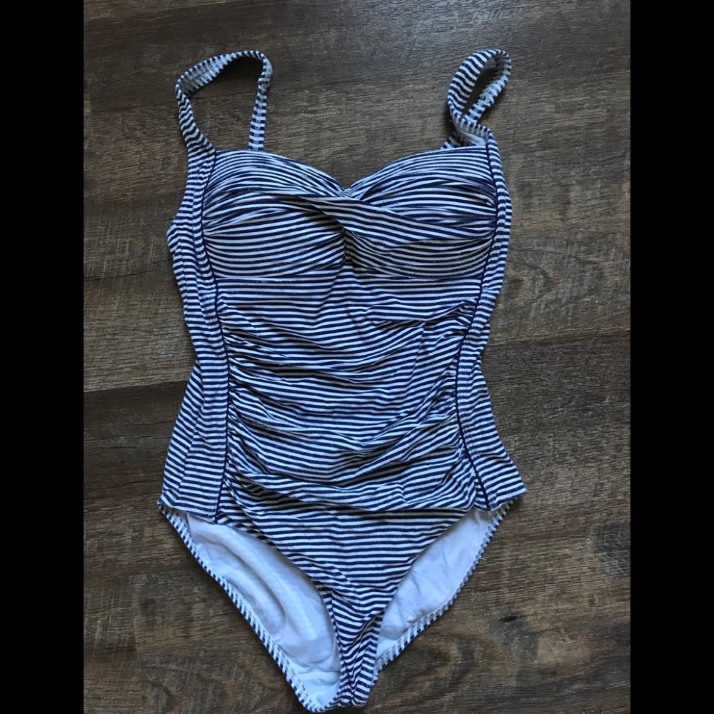 Striped one piece